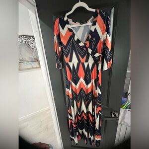 Multi color maxi dress